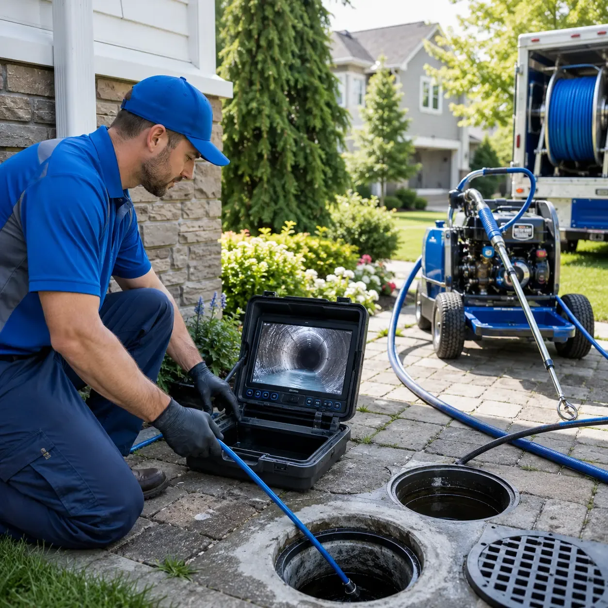 Outdoor drain cleaning professionals serving Bourne, MA