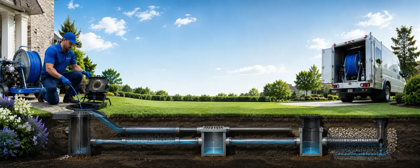 Outdoor drain cleaning information for Bourne, MA
